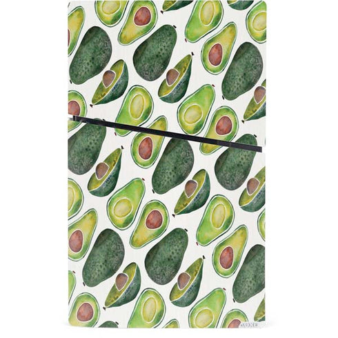 Avocados by Cat Coq PS5 Slim Digital Edition Console Skin